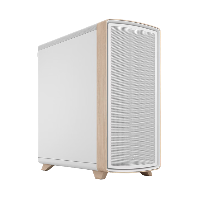 Fractal Summit Chalk White Solid Mid Tower Gaming Case - White 